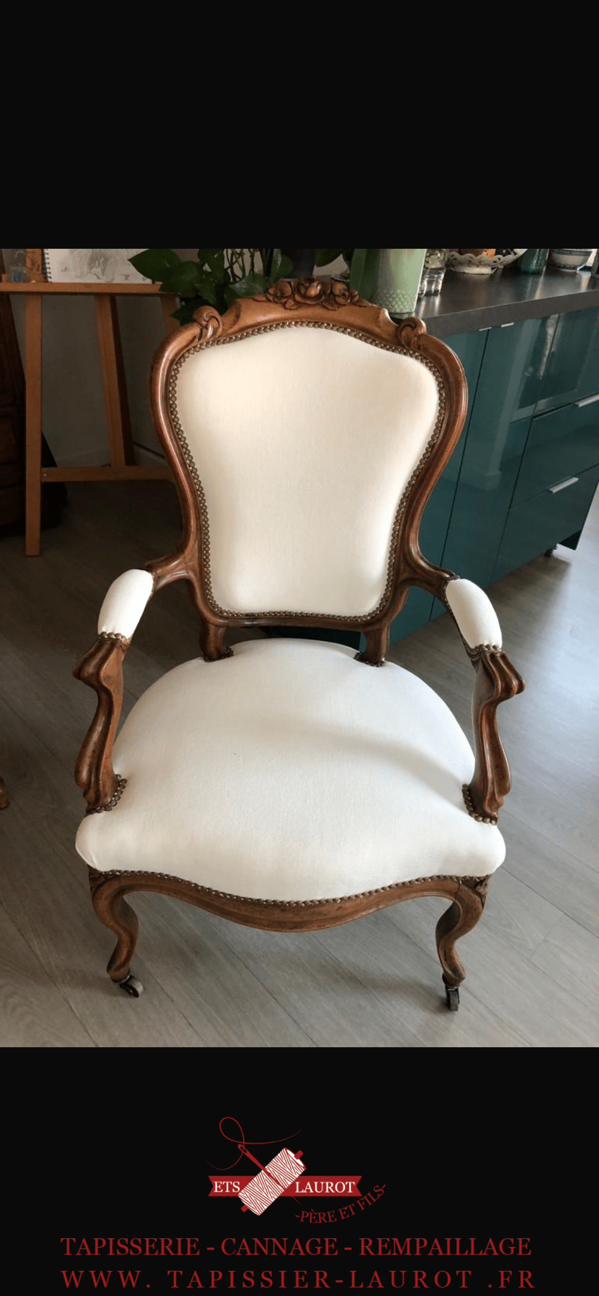 tapissier Yvelines 78 30 Restauration de fauteuil à Les Alluets-le-Roi (78580)