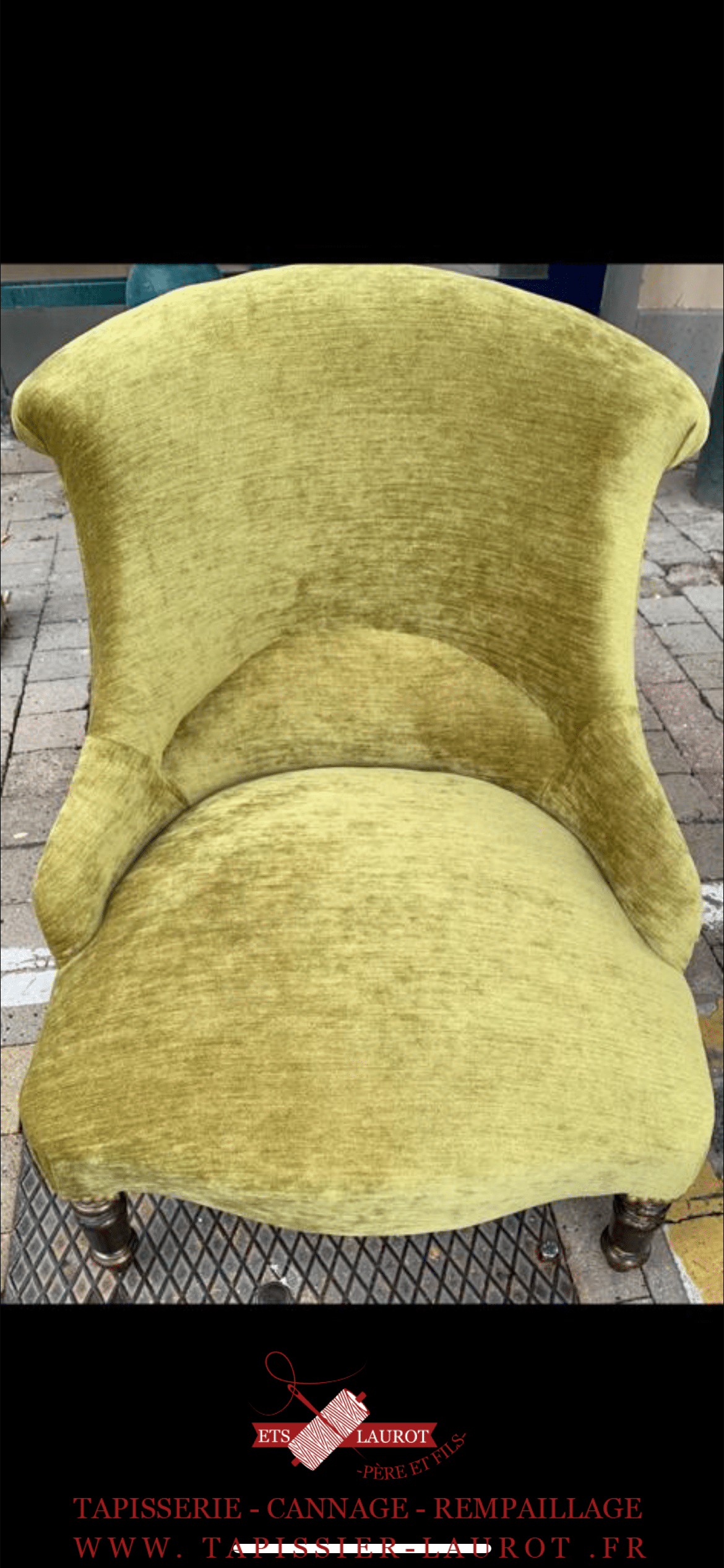 Restauration de fauteuil à Sèvres 92