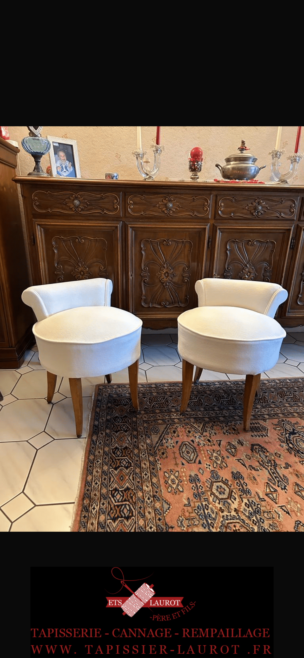 tapissier Eure 27 16 Restauration de tapisserie fauteuil Boury en vexin dans l'eure 27