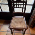 Chaise bistrot 6 Réfection assise chaise cannage ville de La Frette-sur-Seine 95530 Val-d'Oise