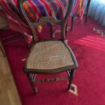 Réfection assise cannage 6 fils tradionelle avec teinte recollage structure bois saint germain en laye 78110 Yvelines