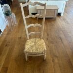 Rempaillage chaise de nourrice