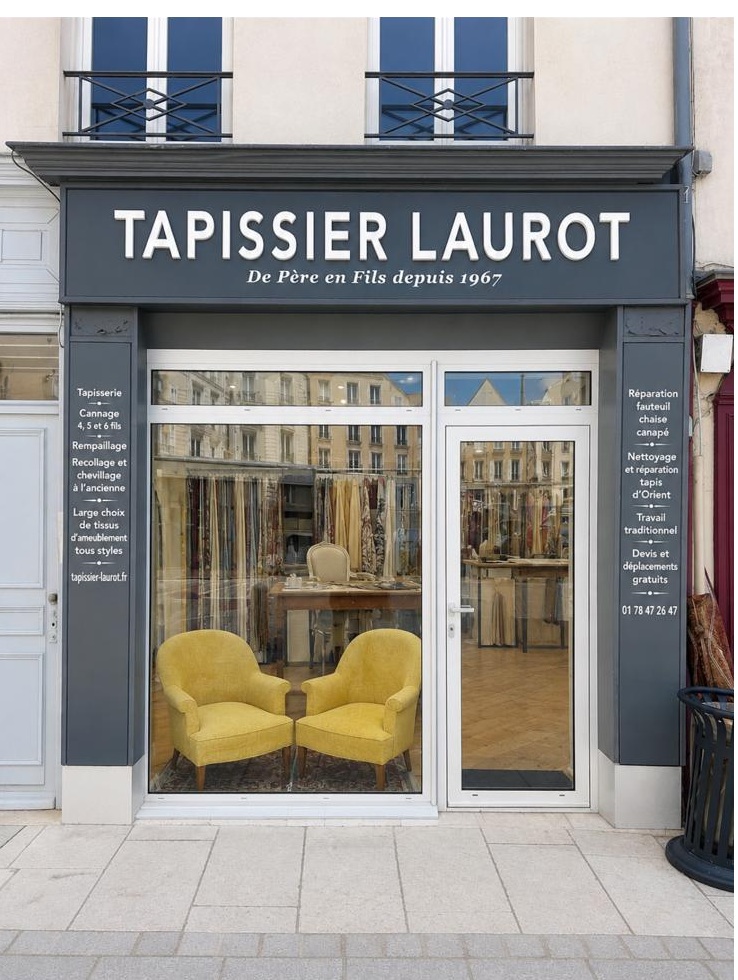 Tapissier Laurot Pontoise – Cergy-Pontoise cannage rempaillage réfection de fauteuils et canapés